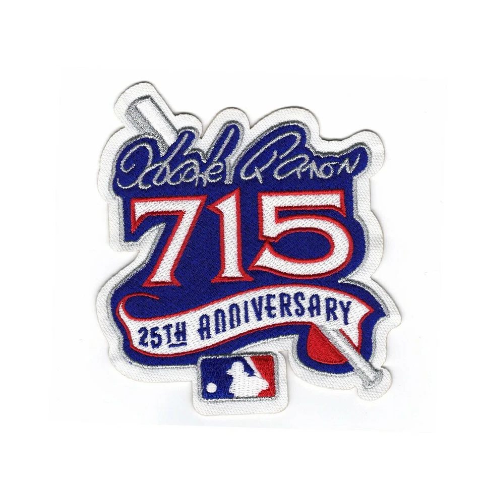 1999 Atlanta Braves Hank Aaron 715 Home Runs 25th Anniversary Sleeve Patch - Image 1 of 1