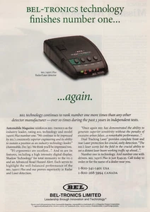1996 Vintage Print Ad Bel-Tronics Technology Finishes Number One 745STi Plus - Bild 1 von 2