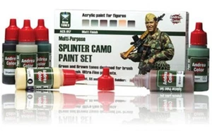 Andrea Colour Acrylic - Splinter Camo Paint Set                            ACS17 - Picture 1 of 2
