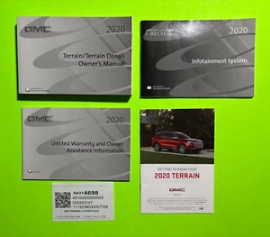 2020 GMC TERRAIN / TERRAIN DENALI Factory Owners Manual Set w/ NAV *OEM* - Picture 1 of 9