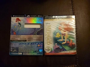 The Little Mermaid (4K Ultra HD BLU-RAY+DIGITAL w/ slipcover) NEW  - Picture 1 of 2