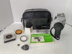Minolta Movie Camera Autopak 8 K11 Zoom Rokkor 1:1.8 Not Tested Powers On - Picture 1 of 21