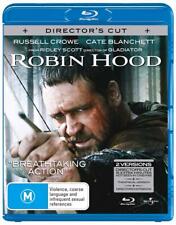 Robin Hood The Director's Cut Blu-ray 2010 Like New PAL Region B Russell Crowe