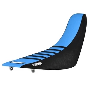 Cubierta de asiento Honda XR 650R 2000-2007 LADO NEGRO / PARTE SUPERIOR AZUL CLARO / COSTILLA NEGRA #414 - Imagen 1 de 5