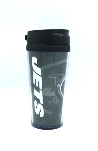 NY JETS 14oz ACRYLIC TRAVEL TUMBLER Cover