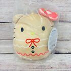 Squishmallows HELLO KITTY HOLIDAY GINGERBREAD 6” Stuffed Toy Christmas 2023- NWT