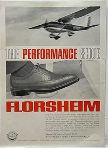 1966 FLORSHEIM THE PERFORMANCE SHOE    Vintage Magazine Ad - Picture 1 of 1