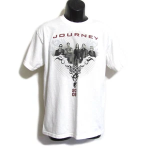 Camiseta Journey 2009 Tour para hombre talla mediana blanca 100 % algodón pesado preencogido nueva sin etiquetas - Imagen 1 de 9