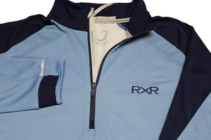 ZERO RESTRICTION LIGHTWEIGHT POLY 1/4 ZIP GOLF PULLOVER--L--RXR LOGO--PERFECT!! - Picture 1 of 2