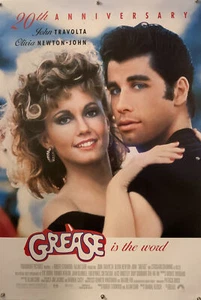 GREASE 20° anniversario poster originale film di un foglio - 1998 - Foto 1 di 9
