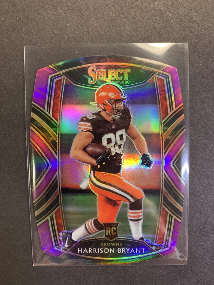 2020 Select Football Harrison Bryant RC Purple Prizm Club Level Die Cut Rookie - Image 1 of 1