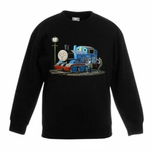 Banksy Thomas The Tank Engine Graffiti Children's Toddler Kids Sweatshirt Jumper - Picture 1 of 2