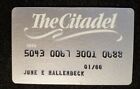 The Citadel Silver Credit Card exp 1988. Our cb2