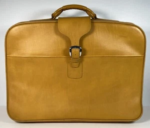 Vintage Samsonite Yellow Travel Bag Luggage Suitcase Caribbea - Picture 1 of 22