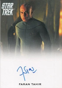 Tarjeta de autógrafo de Star Trek Beyond Movie 2017, Faran Tahir (Capitán Robau) - Imagen 1 de 2
