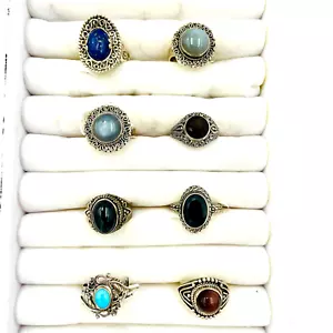 JTV QVC SHOPLC Sterling Silber 925 Vintage Bali Legacy verschiedene Edelstein Ringe LESEN - Bild 1 von 22