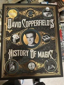 David Copperfield's History of Magic SIGNED EXCLUSIVE EDITION Hardcover Book - Picture 1 of 6