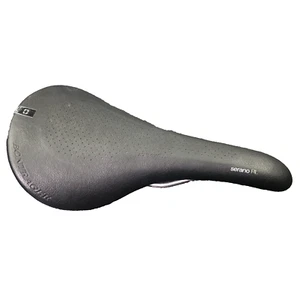 Bontrager Serano RL Saddle, 433182, Titanium Rails, Black, 148mm Width Bike Seat - Picture 1 of 13