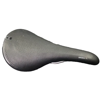 Sillín Bontrager Serano RL, 433182, rieles de titanio, negro, asiento de bicicleta de 148 mm de ancho Foto 1 de 4