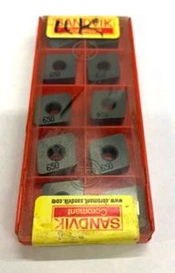 (10 Pcs) Sandvik CNGA 434T-0320 Grade: 650 Ceramic Inserts - Bild 1 von 5
