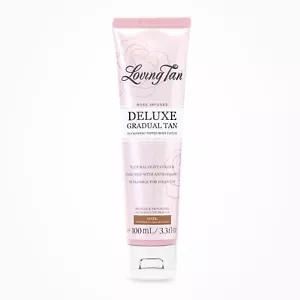 Rose Scented Deluxe Gradual Tan Lotion, Dark-Natural Looking Self Tanner, Pro... - Picture 1 of 5