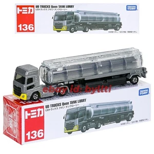 Tomy Tomica #136 UD Trucks Quon Tank Lorry 1:64 Model Metal Diecast Car Toys NEW - Picture 1 of 6