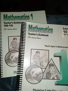 CLE Math 1 Teachers Manuals Sunrise Edition - Picture 1 of 9
