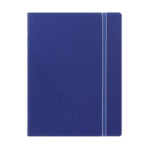 Filofax Classic A5 Notebook Ruled Pages Leather-Look Writing Stationery Blue - Picture 1 of 1