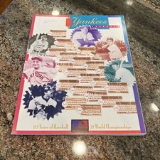 1994 Official New York Yankees Yearbook 125 Years Of Baseball 22 Championships 