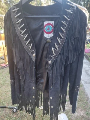 Vintage renegade leather jacket with fringe - Image 1 of 4