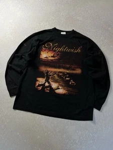 Vintage 2000 Y2K Nightwish "Wishmaster" 00s Metal Band Album Promo Long Sleeve - Picture 1 of 8