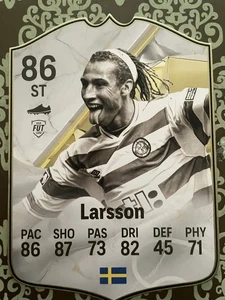 Henrik Larsson Celtic FIFA Fut Card Size A5 Sweden - Picture 1 of 1