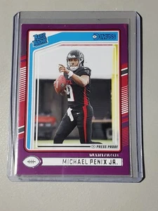 2024 Donruss Optic Micheal Penix Jr. Rated Rookie Pink Preview - Picture 1 of 2
