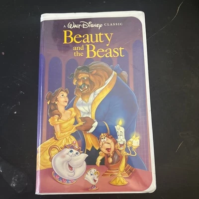 Walt Disney Beauty and The Beast Black Diamond VHS Original Foto 1 de 4