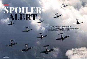 SPOILER ALERT - Flying the Corsair - Air & Space Mag. Jun/Jul 2021 - Picture 1 of 5