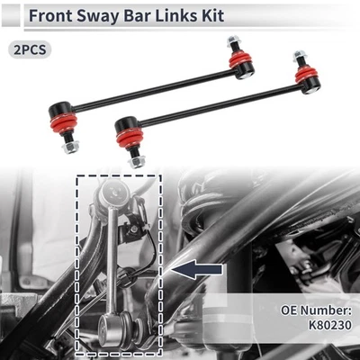 Front Stabilizer Bar Links for PONTIAC VIBE 2003-2010 No.K80230 2 Pcs — 第 1/4 张图片