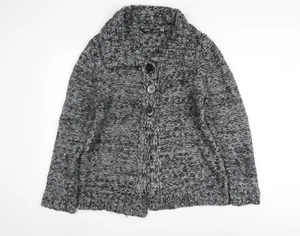 Debenhams Women's Grey Cardigan Size 14 Long Sleeve - Picture 1 of 12