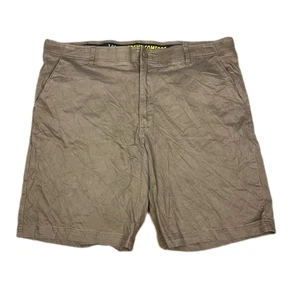 Pantalones Cortos Chinos Lee Extreme Comfort W44 Caqui Marrón Elastizados Cremallera Mosca Informales Verano - Imagen 1 de 10
