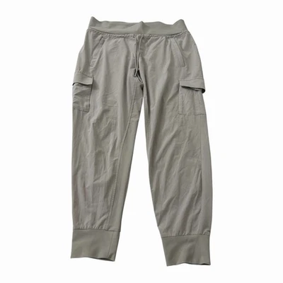 Pantalones Athleta Mujer 10 Gris Sutton Jogger Tiro Alto Pull On Elastizados Carga UPF Foto 1 de 4