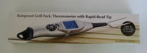 Sharper Image Rainproof Grill Fork Thermometer BBQ Beef Fish Pork NEW - Picture 1 of 2