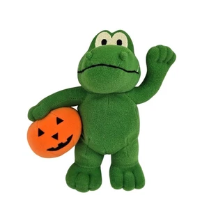 McDonalds 2001 McGator Aldo Alligator Sitting Ducks Halloween Plush Toy Pumpkin - Picture 1 of 4