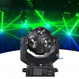 12x20W RGBW Football LED Beam Infinit Moving Head Disco Ball DJ Party DMX Light - Picture 1 of 10