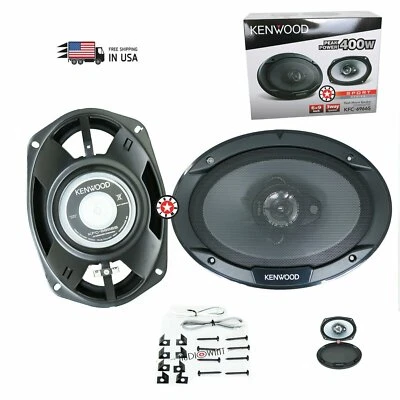 Kenwood KFC-6966S 400W 6x9" Super Tweeter 3-Way Coaxial Speaker *New Model 2019*