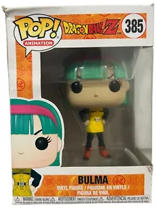 Funko Pop! Dragon Ball Z DBZ Bulma #385 abovedada DBZ caja dañada - Imagen 1 de 1