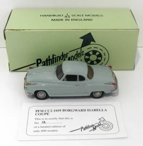 Pathfinder Models 1/43 Scale PFMCC2 - 1959 Borgward Isabella 1 Of 600 Green - Picture 1 of 5