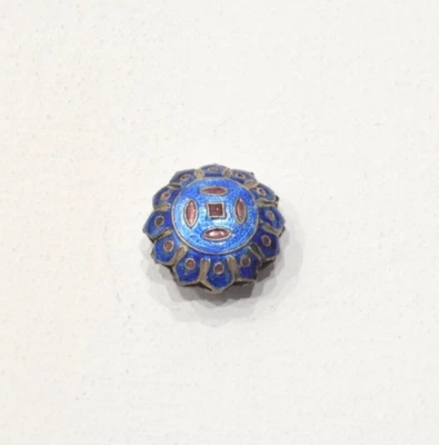 Bead Enamel Coin Disk Metal 20mm - Image 1 of 2