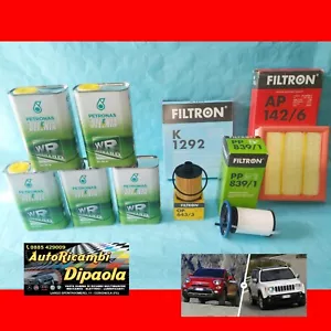 KIT TAGLIANDO FIAT 500X JEEP RENEGADE 1.6 2.0 CRD MULTIJET SELENIA 0W30 + FILTRI - Foto 1 di 2