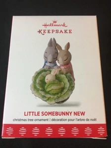 2017 Hallmark Little Somebunny New Baby Ornament New Parents Dated SUPER CUTE - Picture 1 of 6