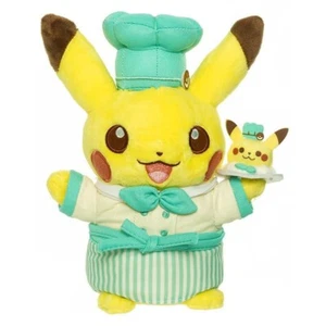 Pokemon Cafe Exclusive Pikachu Sweets Green Plush Doll Toy W/TAG - Picture 1 of 5