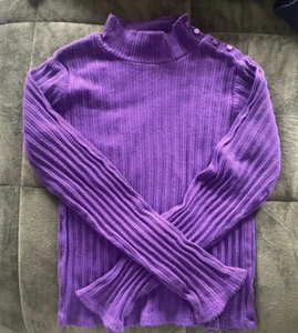 Ralph Lauren 1995 vintage 100 % algodón acanalado cuello alto talla 6X - Imagen 1 de 3